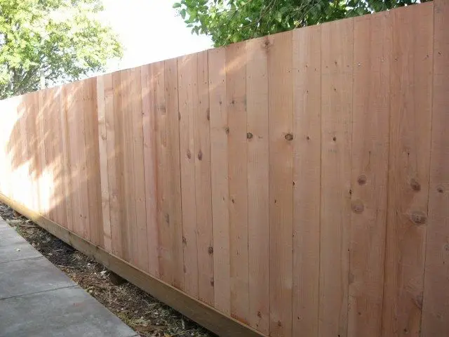 Wood Suburban Fence