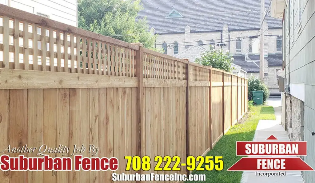 wood fence design